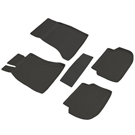 Bmw 5 Serisi G30 Ferrous 4D Havuzlu Paspas 2017 ve Üstü Siyah