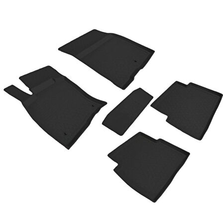 Ford Kuga Ferrous 4D Havuzlu Kauçuk Paspas 2020 ve Üstü Siyah