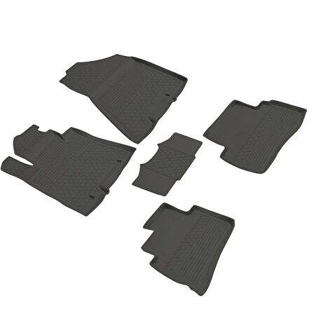 Hyundai Tucson Ferrous 4D Havuzlu Kauçuk Paspas 2015 2020 Siyah