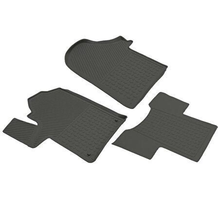 Mercedes Vito Ferrous 4D Havuzlu Kauçuk Paspas 2015 ve Üstü Siyah