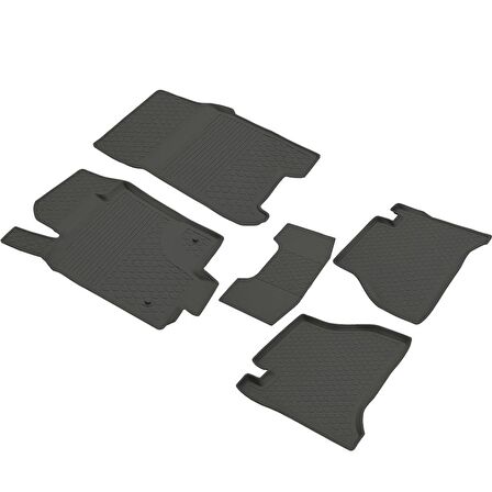 Mercedes X Class Ferrous 4D Havuzlu Paspas 2017 ve Üstü Siyah