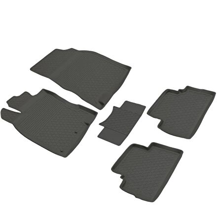 Nissan Qashqai Ferrous 4D Havuzlu Kauçuk Paspas 2014 ve Üstü