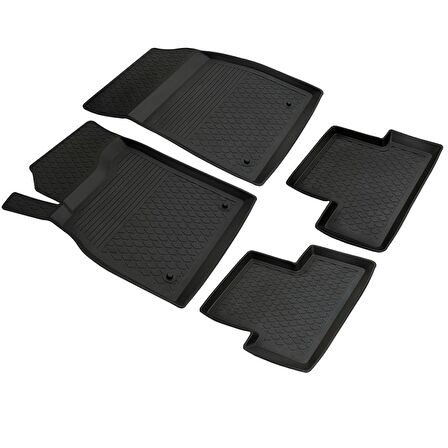 Opel Astra J Ferrous 4D Havuzlu Kauçuk Paspas 2010 ve Üstü Siyah