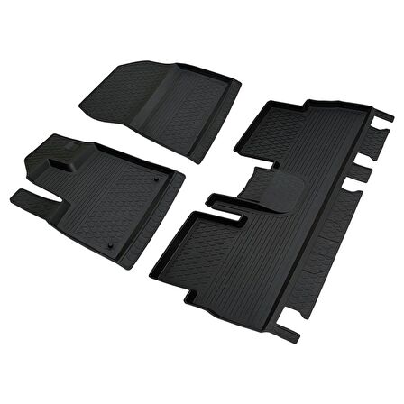 Opel Combo Ferrous 4D Havuzlu Kauçuk Paspas 2019 ve Üstü Siyah