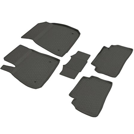 Opel İnsignia Ferrous 4D Havuzlu Kauçuk Paspas 2017 ve Üstü Siyah