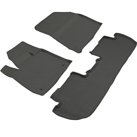 Peugeot 3008 GT Line Ferrous 4D Havuzlu Paspas 2016 ve Üstü Siyah