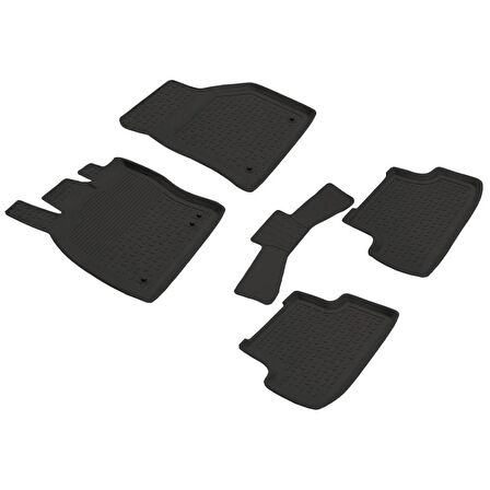 Skoda Super B Ferrous 4D Havuzlu Kauçuk Paspas 2015 ve Üstü Siyah