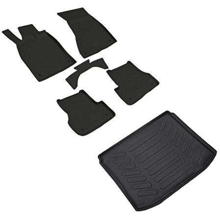 Audi A5 Ferrous 4D Havuzlu Paspas ve 3D Bagaj Havuzu 2007 2015