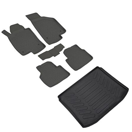 Volkswagen Passat CC 4D Paspas Siyah ve 3D Bagaj Havuzu 2008 2012