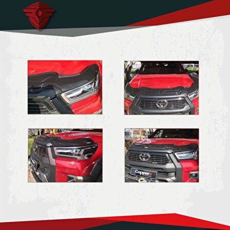 Toyota Hilux Yarasa Model Ön Kaput Koruyucu Rüzgarlık 2021 ve Üstü