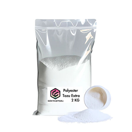 POLYESTER TOZU EXTRA HOBİ HARCI OBJE MUMLUK HEYKEL SAKSI YAPIMI İÇİN KIRIK BEYAZ DÖKÜM TOZU 2 KG