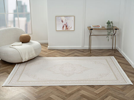 Ottawa Koleksiyonu Triko Akrilik Pamuk Atkı Tabanlı Dokuma Halı OT005A