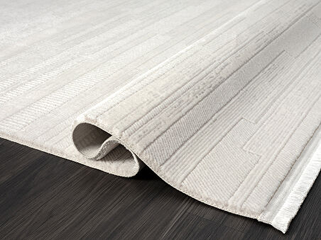 Feel Koleksiyonu Triko Akrilik Pamuk Atkı Tabanlı Dokuma Halı FL005A