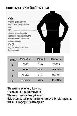 Courtmax Pileli MorTenis Eteği