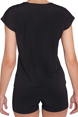 Courtmax Sport Siyah T-Shirt