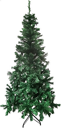 180 cm – 400 Dal Yeşil İthal Yılbaşı Çam Ağacı Demir Ayaklı Lüks Dekoratif Ağaç