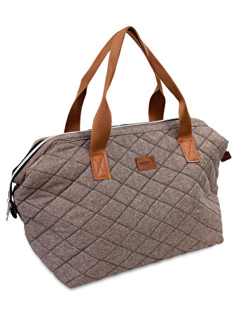 Nenny Baby Kapitoneli Mommy Bag Anne Bebek Bakım Çantası Camel