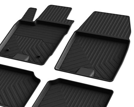 Mini Cooper Countruman R60 Ferrous 4D Havuzlu Kauçuk Paspas 2010 2017