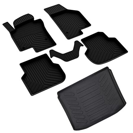 Volkswagen Jetta Comfortline Highline Ferrous 4D Paspas  ve Cepsiz Bagaj Havuzu 2011 2018