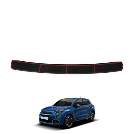 Fiat 500 X Sport Ferrous Arka Tampon Üstü Koruyucu 2016 ve Üstü