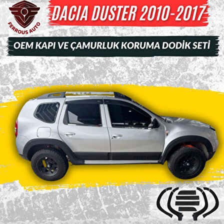 Dacia Duster OEM Kapı ve Çamurluk Koruma Dodik Seti 2010 2017