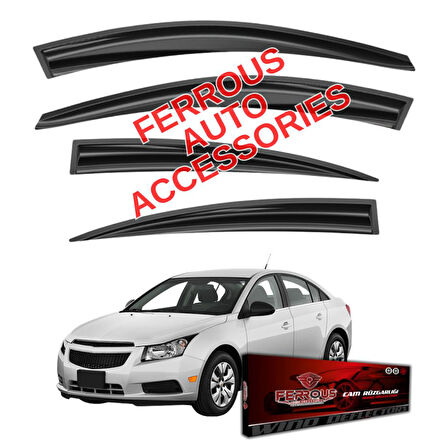 Chevrolet Cruze Ferrous Cam Rüzgarlığı 4lü Set 2008 2017