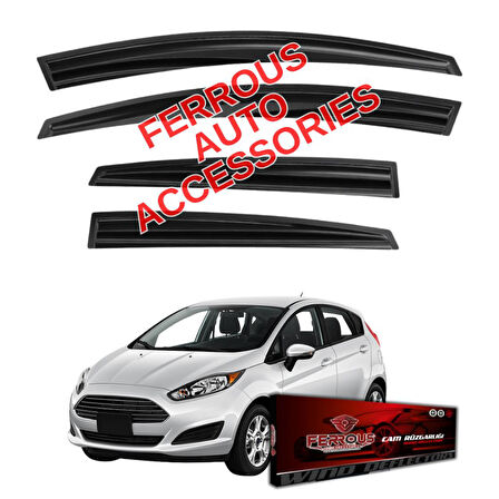 Ford Fiesta Ferrous Cam Rüzgarlığı 4lü Set 2010 2020