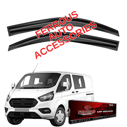 Ford Transit Custom Ferrous Cam Rüzgarlığı 2li Set 2018 2023