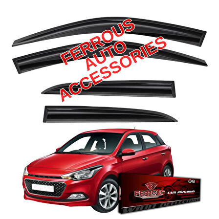 Hyundai i20 Ferrous Cam Rüzgarlığı 4lü Set 2014 2020