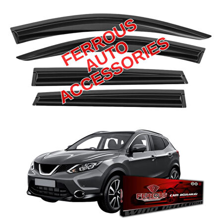 Nissan Qashqai Ferrous Cam Rüzgarlığı 4lü 2014 2021