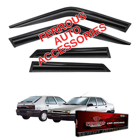 Renault 19 Europa Sedan/HB Ferrous Cam Rüzgarlığı 4lü
