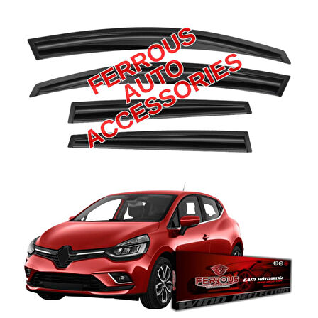 Renault Clio 4 Ferrous Cam Rüzgarlığı 4lü 2012 2019