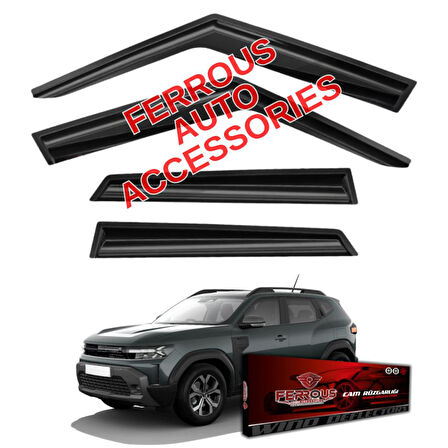 Renault Duster Ferrous Cam Rüzgarlığı 4lü 2024 ve Üstü