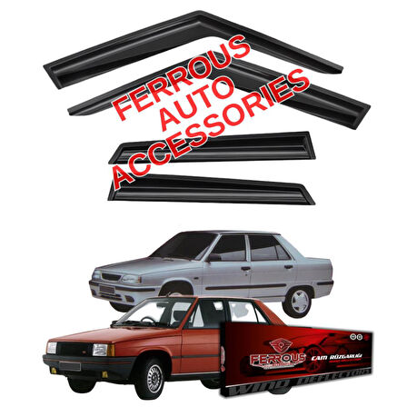 Renault R9 Broadway Ferrous Cam Rüzgarlığı 4lü