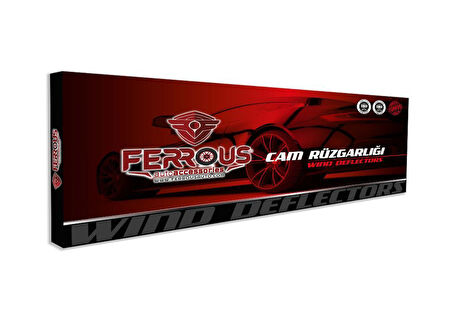 Toyota Auris Ferrous Cam Rüzgarlığı 4lü 2007 2013