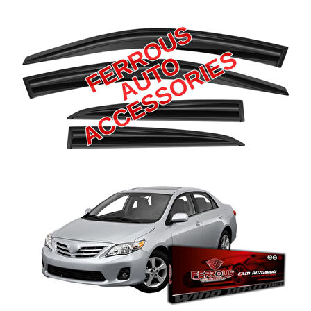 Toyota Corolla Ferrous Cam Rüzgarlığı 4lü 2007 2012