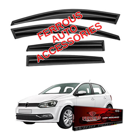 Volkswagen Polo Ferrous Cam Rüzgarlığı 4lü 2010 2017