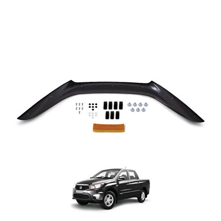 Ssangyong Actyon Sport Ferrous Ön Kaput Koruyucu Rüzgarlık 2012 2016