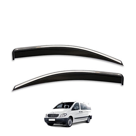 Mercedes Vito Ferrous Kromlu Cam Rüzgarlığı 2 Parça 2003 ve Üstü