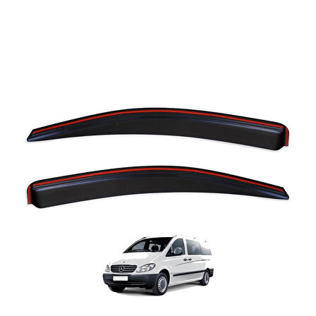 Mercedes Vito Ferrous Kromlu Cam Rüzgarlığı 2 Parça 2003 ve Üstü
