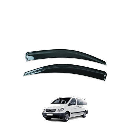 Mercedes Vito Ferrous Cam Rüzgarlığı 2 Parça 2003 ve Üstü
