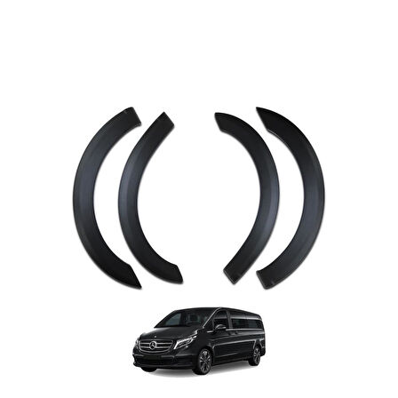 Mercedes V Class Ferrous Çamurluk Koruma Dodik Seti 8 Parça 2019 ve Üstü