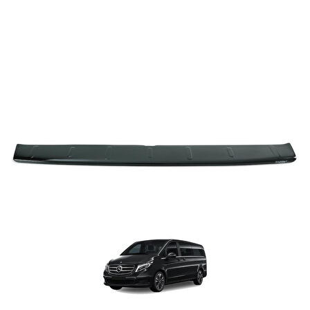 Mercedes V Class Ferrous Arka Tampon Üstü Koruyucu Parlak 2019 ve Üstü