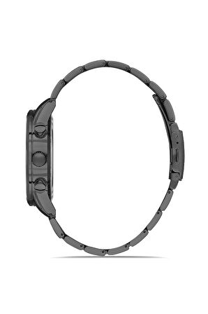 Şık Metal Erkek Kol Saati Siyah Yeşil Renk PL-0962E3x