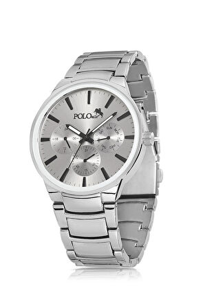 Metal Kordon Erkek Kol Saati Gümüş Renk PL-0966E4x