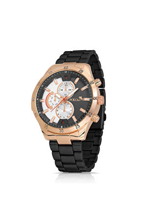 Erkek Kol Saati Siyah-Rose Renk