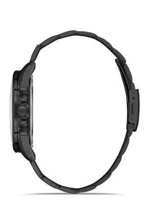 Erkek Kol Saati Kemer Cüzdan Kartlık Çakmak Hediyelik Kutusunda Siyah Set