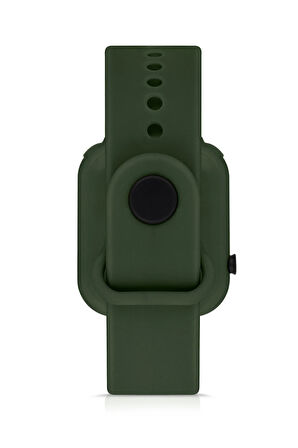 Kadın Silikon Kordon Kol Saati Parfüm Hediyelik Kombin Yeşil Renk