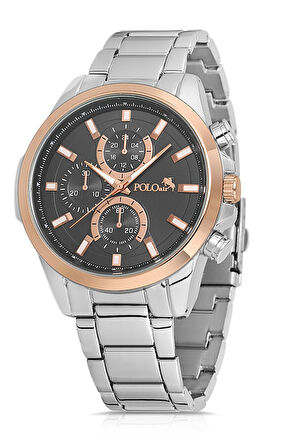 Spor Şık Erkek Kol Saati Gümüş-Bakır PL-0844E3x