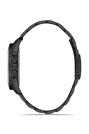 Lüx Metal Erkek Kol Saati Siyah Yeşil Renk PL-0971E3x